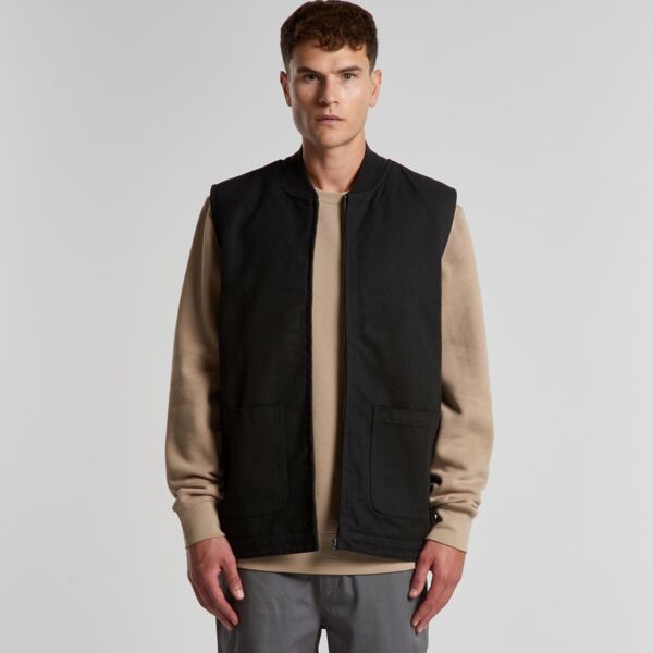 AS Colour - Mens Canvas Heavy Vest Thumbnail