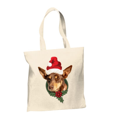 Grumpy Christmas Kelpie Tote Bag Thumbnail
