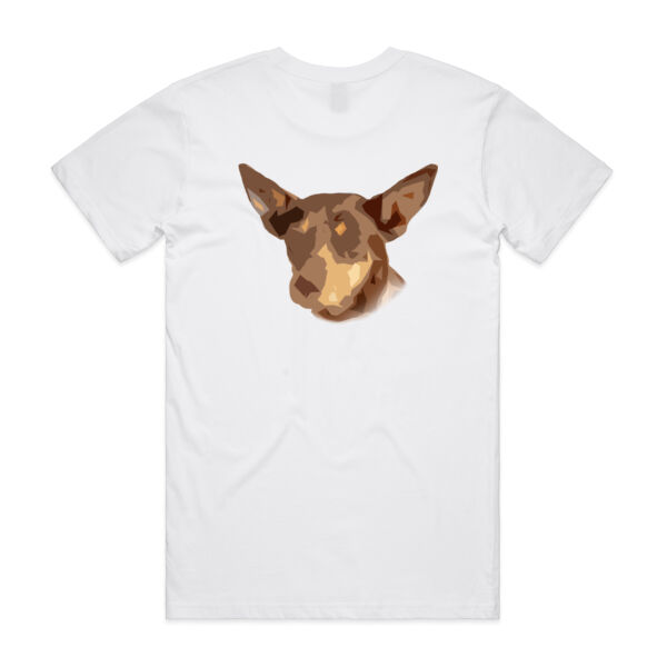Red and Tan Kelpie T-Shirt Back Print Thumbnail